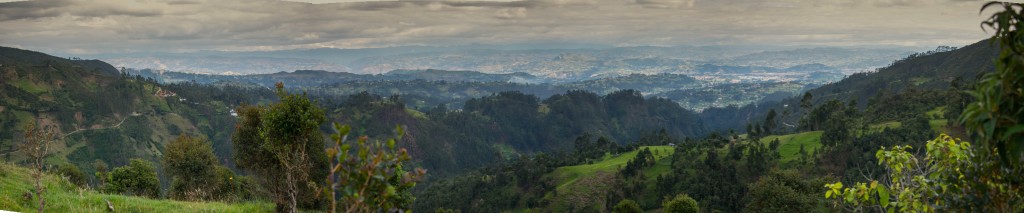 Views after hiking to the top of  Hacienda Chan Chan - Cuenca Ecuador